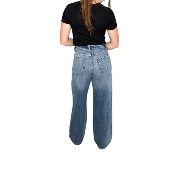 BUCK MASON Jet Set Jean Ridge Twill 11 Oz Cotton Bootcut Denim Jeans Women's 27 - Picture 10 of 11